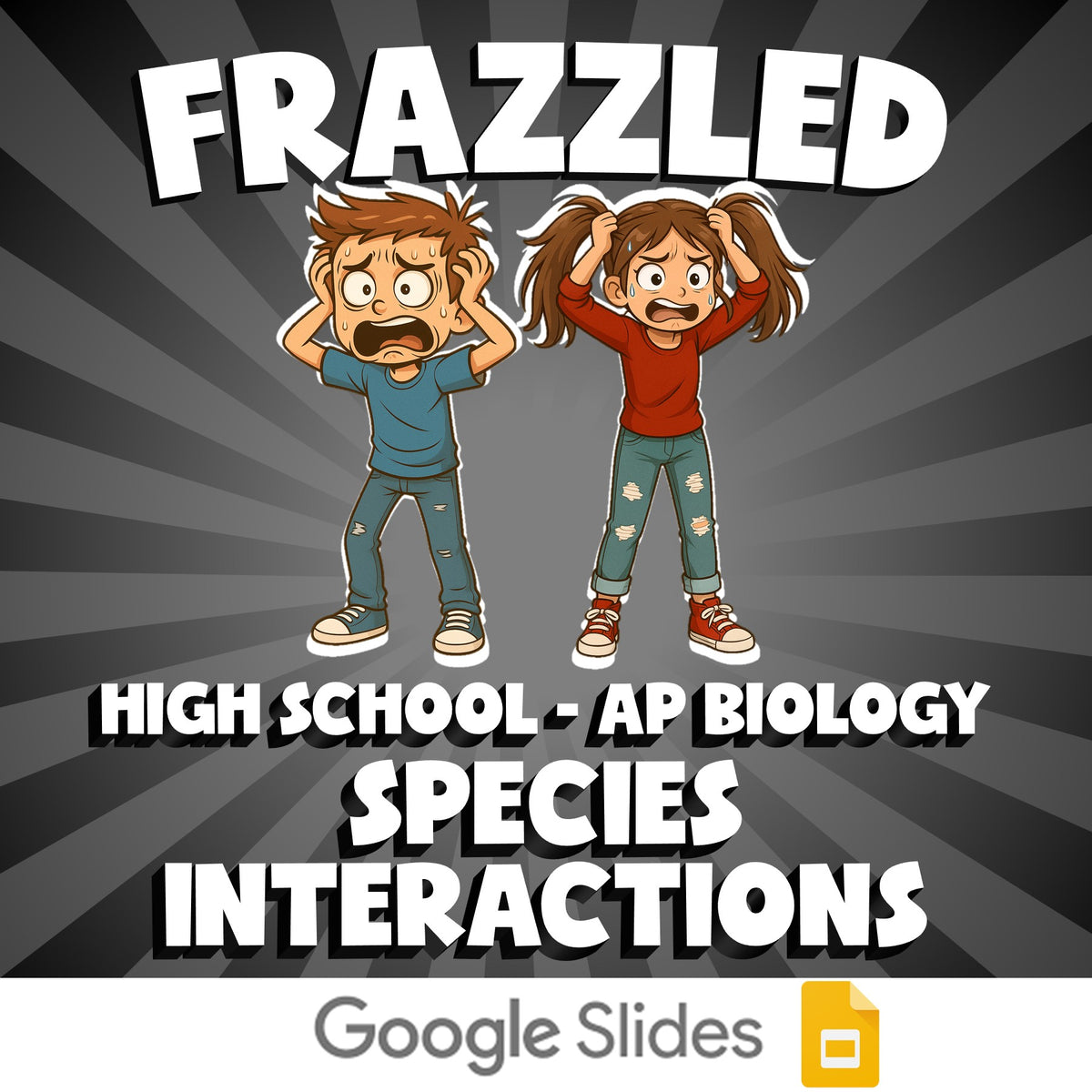 Species Interactions FRAZZLED Science Game - No Prep AP Biology Review Activity