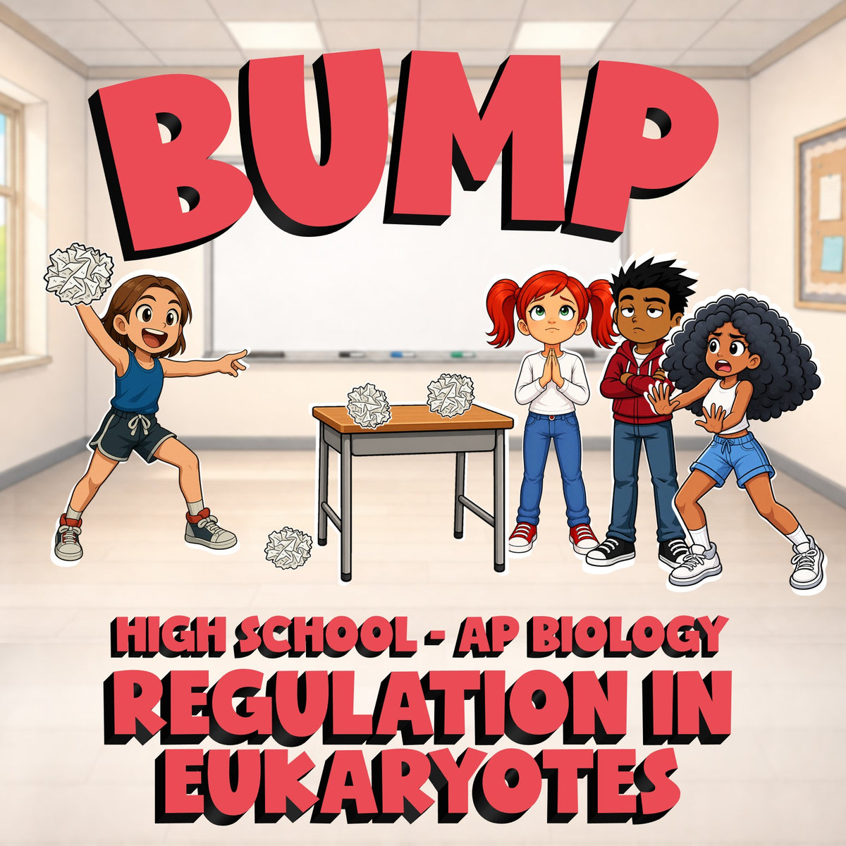Regulation in Eukaryotes BUMP Science Game - No Prep AP Biology Review Activity