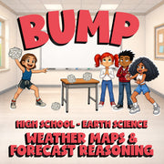 Weather Maps & Forecast Reasoning BUMP Game - No Prep Earth Science Review