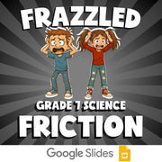 Friction FRAZZLED Science Game - No Prep Grade 7 Review Activity