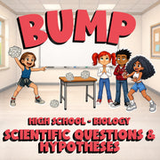 Scientific Questions & Hypotheses BUMP Science Game - No Prep Biology Review