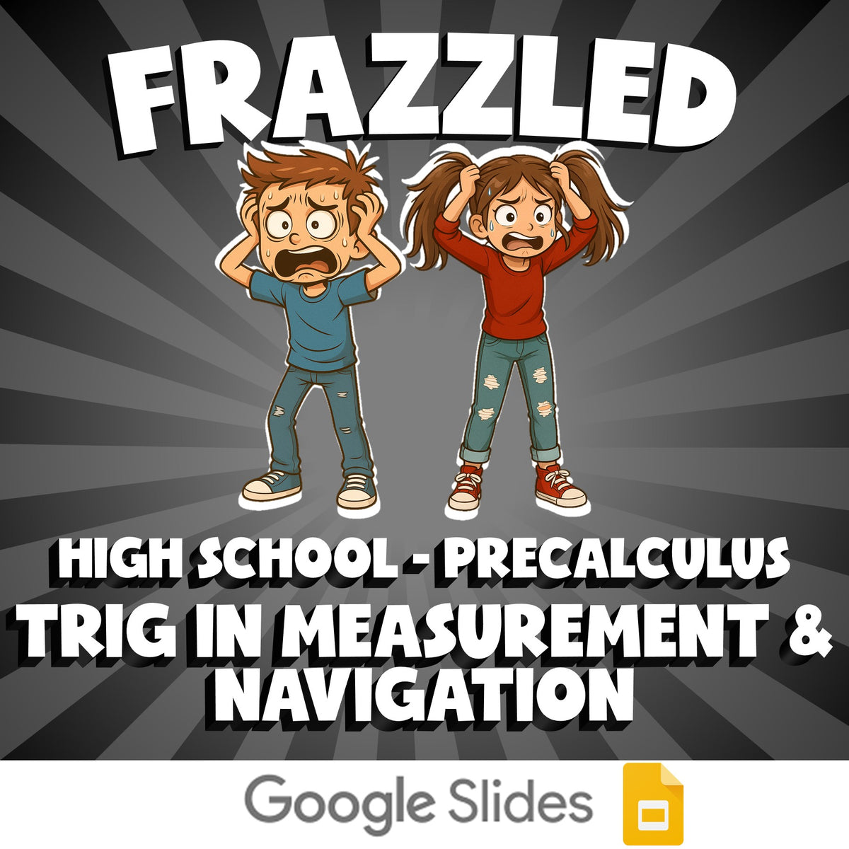 Trig in Measurement & Navigation FRAZZLED Math Game - No Prep PreCalculus Review