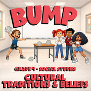 Cultural Traditions & Beliefs BUMP Socials Game - No Prep Grade 4 Review
