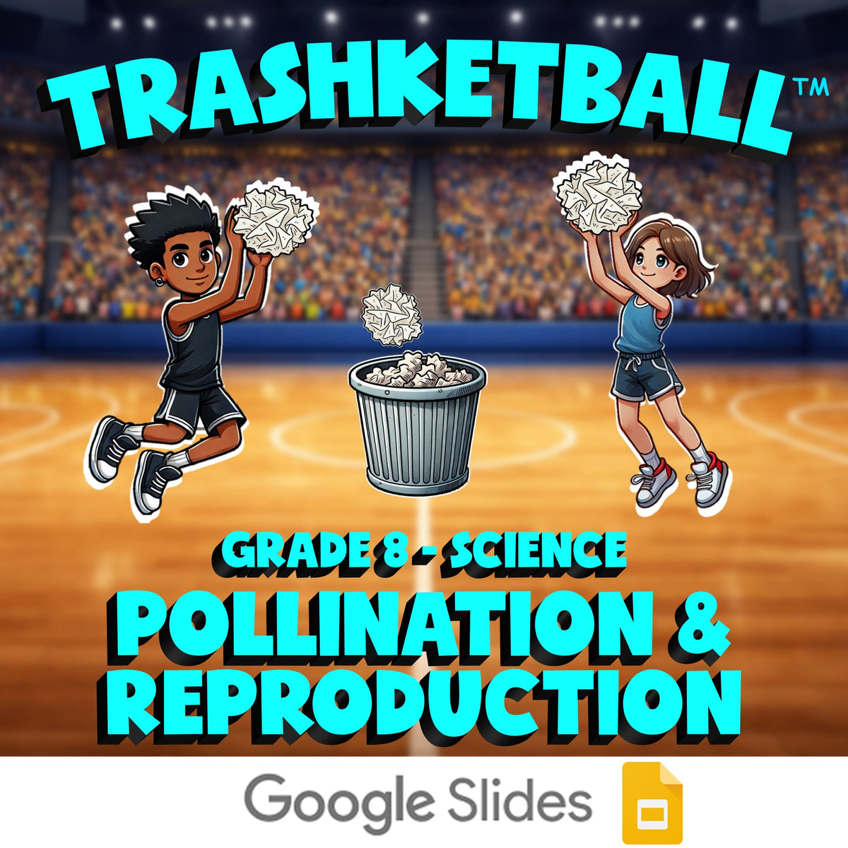 Pollination & Reproduction TRASHKETBALL Science Game - No Prep Grade 8 Review