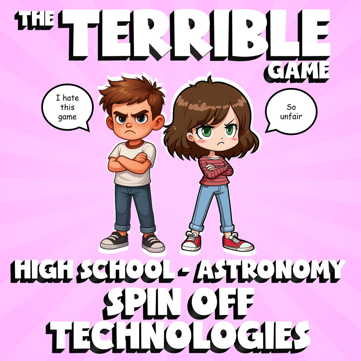 Spin Off Technologies THE TERRIBLE GAME - No Prep Astronomy Science Review
