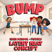 Latent Heat Concept BUMP Science Game - No Prep Physics Review Activity