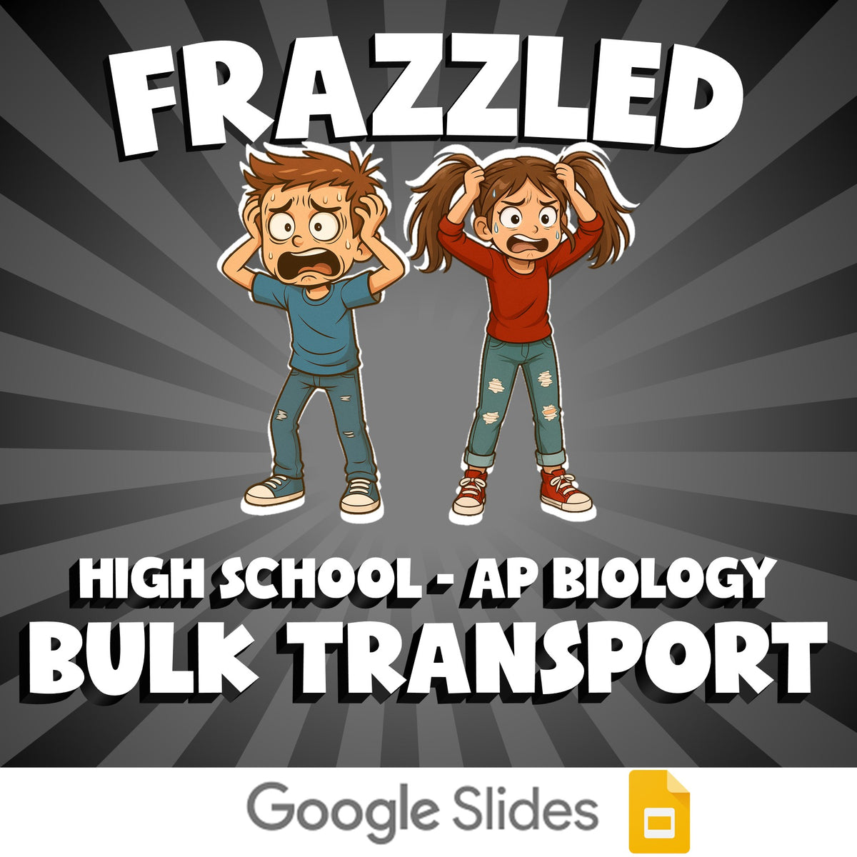 Bulk Transport FRAZZLED Science Game - No Prep AP Biology Review Activity