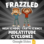 Midlatitude Cyclones FRAZZLED Game - No Prep Earth Science Review Activity