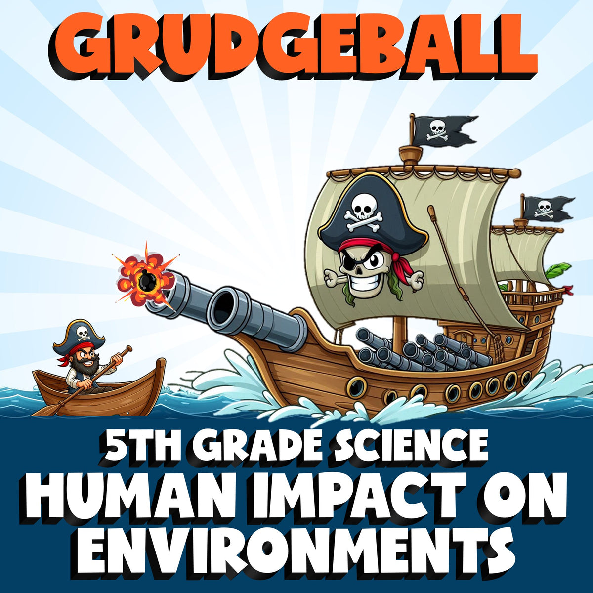 Human Impact on Environments GRUDGEBALL Science Game - No Prep Grade 5 Review