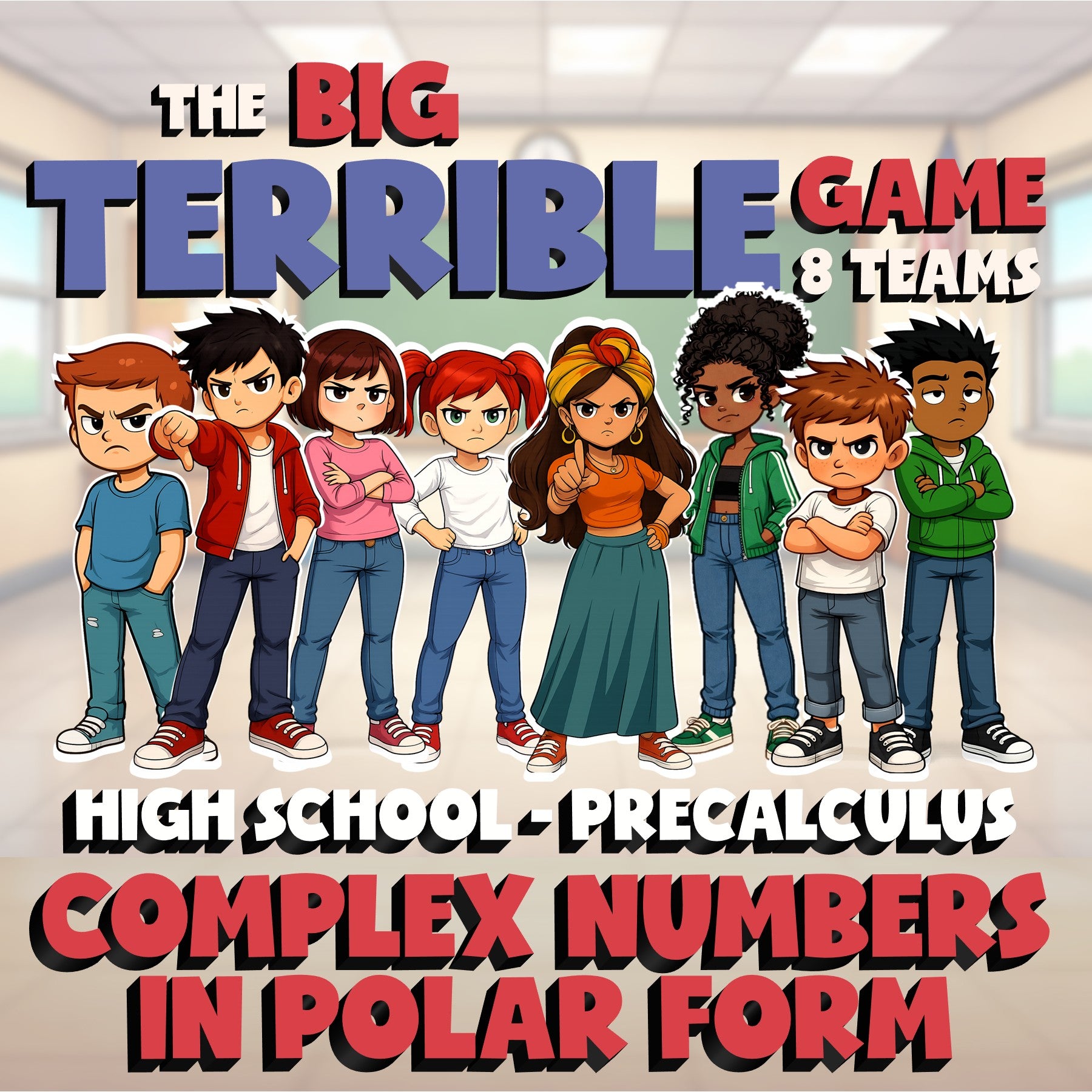 Complex Numbers in Polar Form BIG TERRIBLE GAME - PreCalculus Math Review