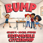 Responsible Citizenship BUMP Socials Game - No Prep Grade 4 Review Activity