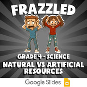 Natural vs Artificial Resources FRAZZLED Science Game - No Prep Grade 4 Review