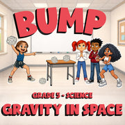 Gravity in Space BUMP Science Game - No Prep Grade 5 Review Activity
