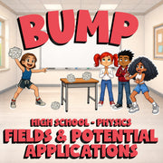 Fields & Potential Applications BUMP Science Game - No Prep Physics Review