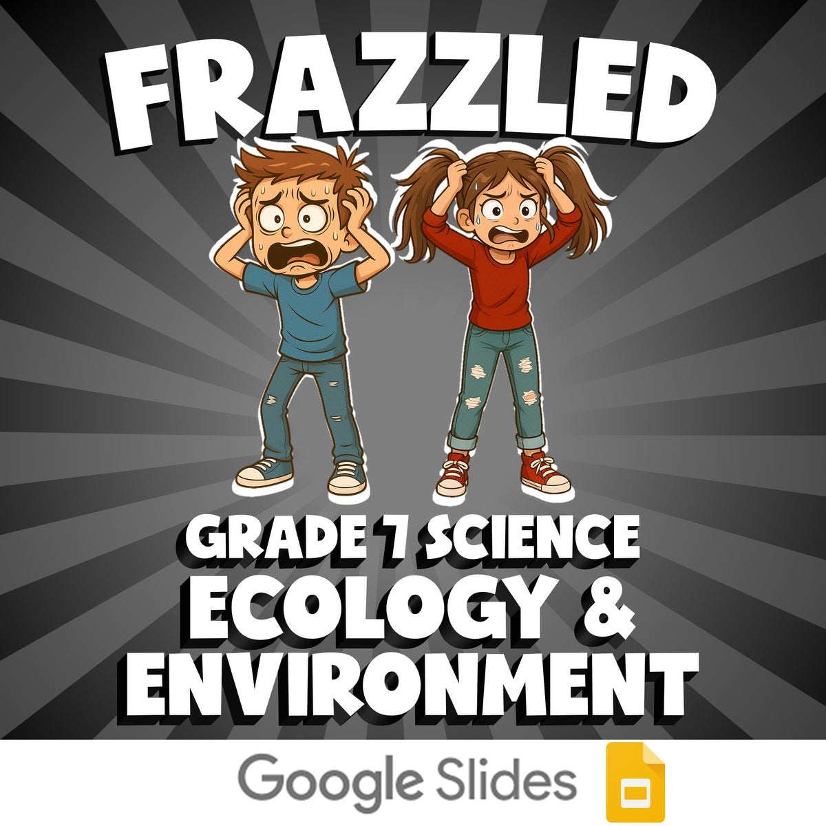 Ecology & Environment FRAZZLED Science Game - No Prep Grade 7 Review Activity