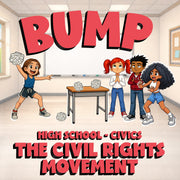 The Civil Rights Movement BUMP Civics Game - No Prep Review Activity