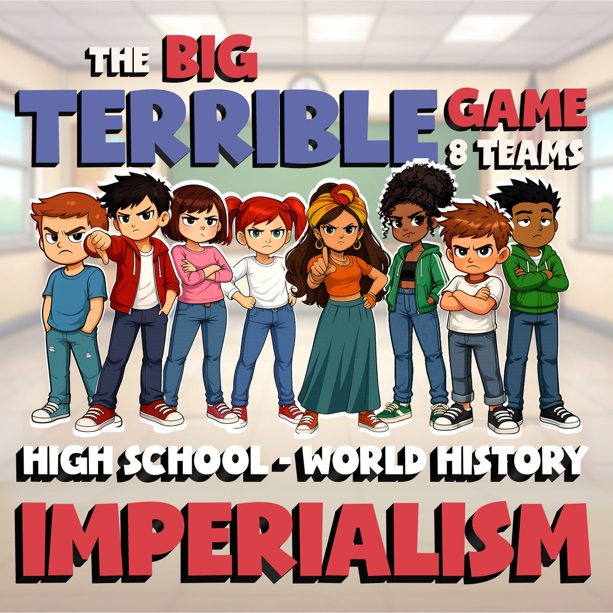Imperialism BIG TERRIBLE GAME - No Prep World History Review Activity