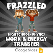 Work & Energy Transfer FRAZZLED Science Game - No Prep Physics Review Activity