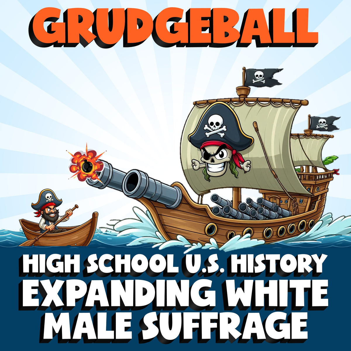 Expanding White Male Suffrage GRUDGEBALL U.S. History Game - No Prep Review