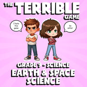 EARTH & SPACE SCIENCE THE TERRIBLE GAME - No Prep Grade 9 Science Review