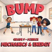 Mechanics & Energy BUMP Science Game - No Prep Grade 9 Review Activity