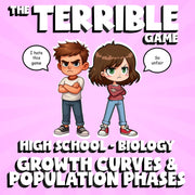 Growth Curves & Population Phases THE TERRIBLE GAME - Biology Science Review