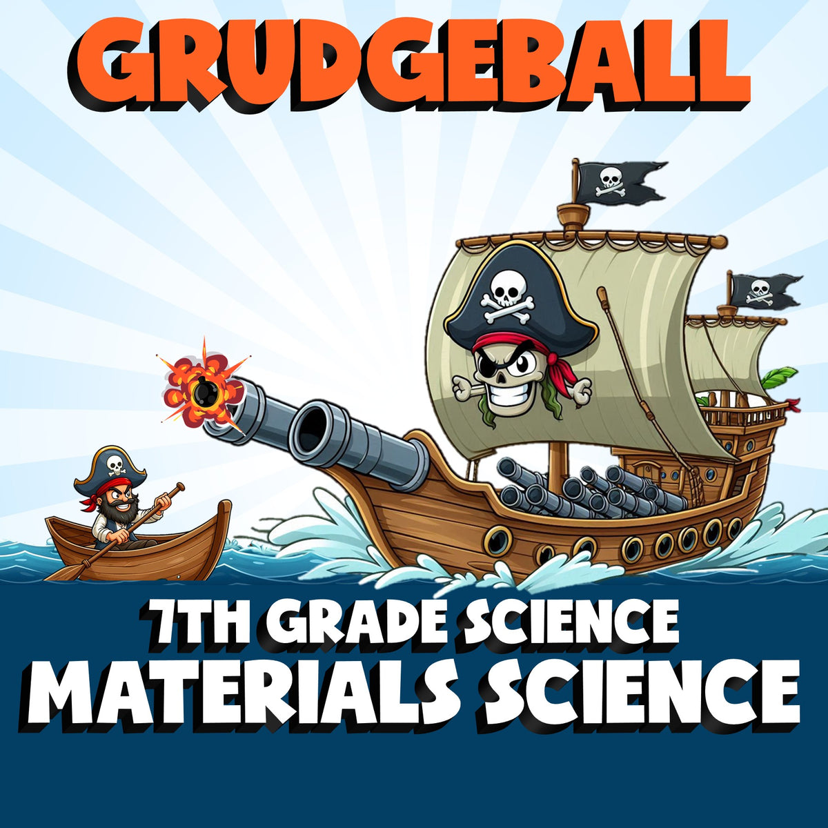 Materials Science GRUDGEBALL Science Game - No Prep Grade 7 Review Activity