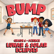 Lunar & Solar Eclipses BUMP Science Game - No Prep Grade 6 Review Activity