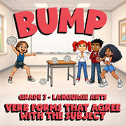 Verb Forms That Agree With the Subject BUMP ELA Game - No Prep Grade 3 Review