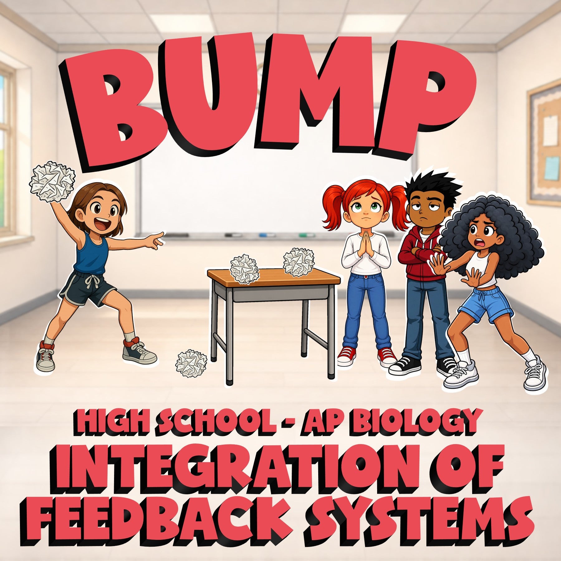 Integration of Feedback Systems BUMP Science Game - No Prep AP Biology Review