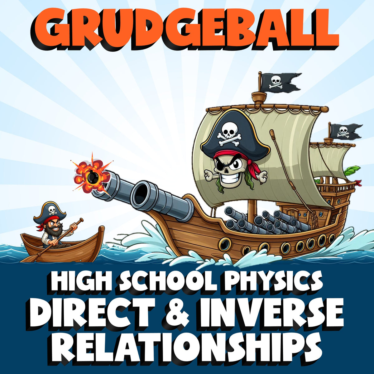 Direct & Inverse Relationships GRUDGEBALL Science Game - No Prep Physics Review