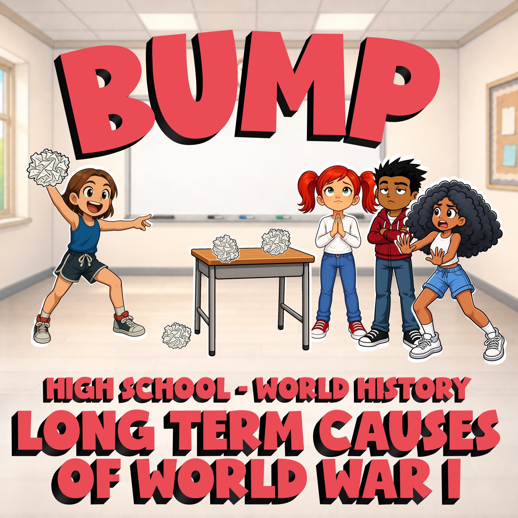Long Term Causes of World War I BUMP Game - No Prep World History Review
