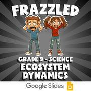 Ecosystem Dynamics FRAZZLED Science Game - No Prep Grade 9 Review Activity