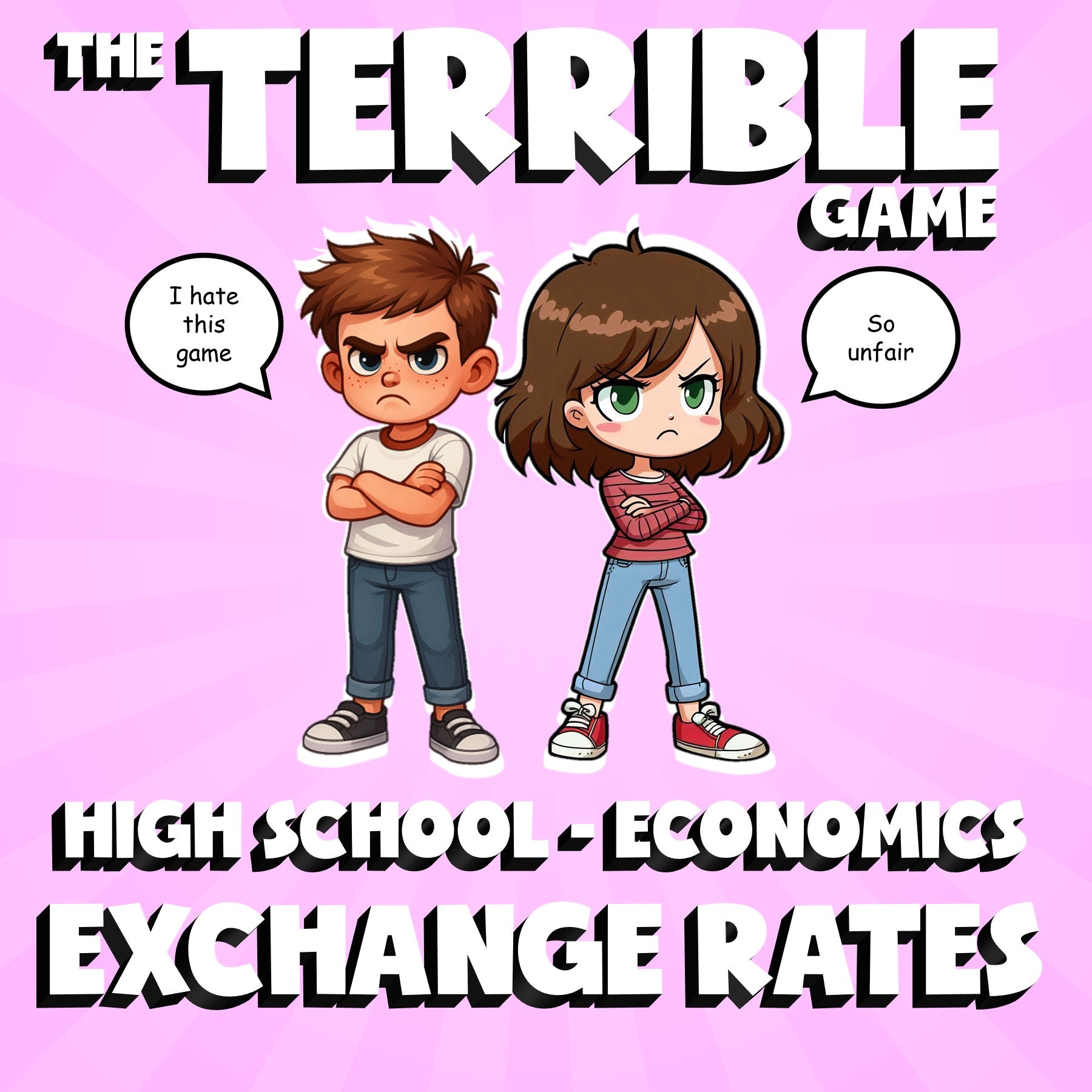 Exchange Rates THE TERRIBLE GAME - No Prep Economics Review Activity