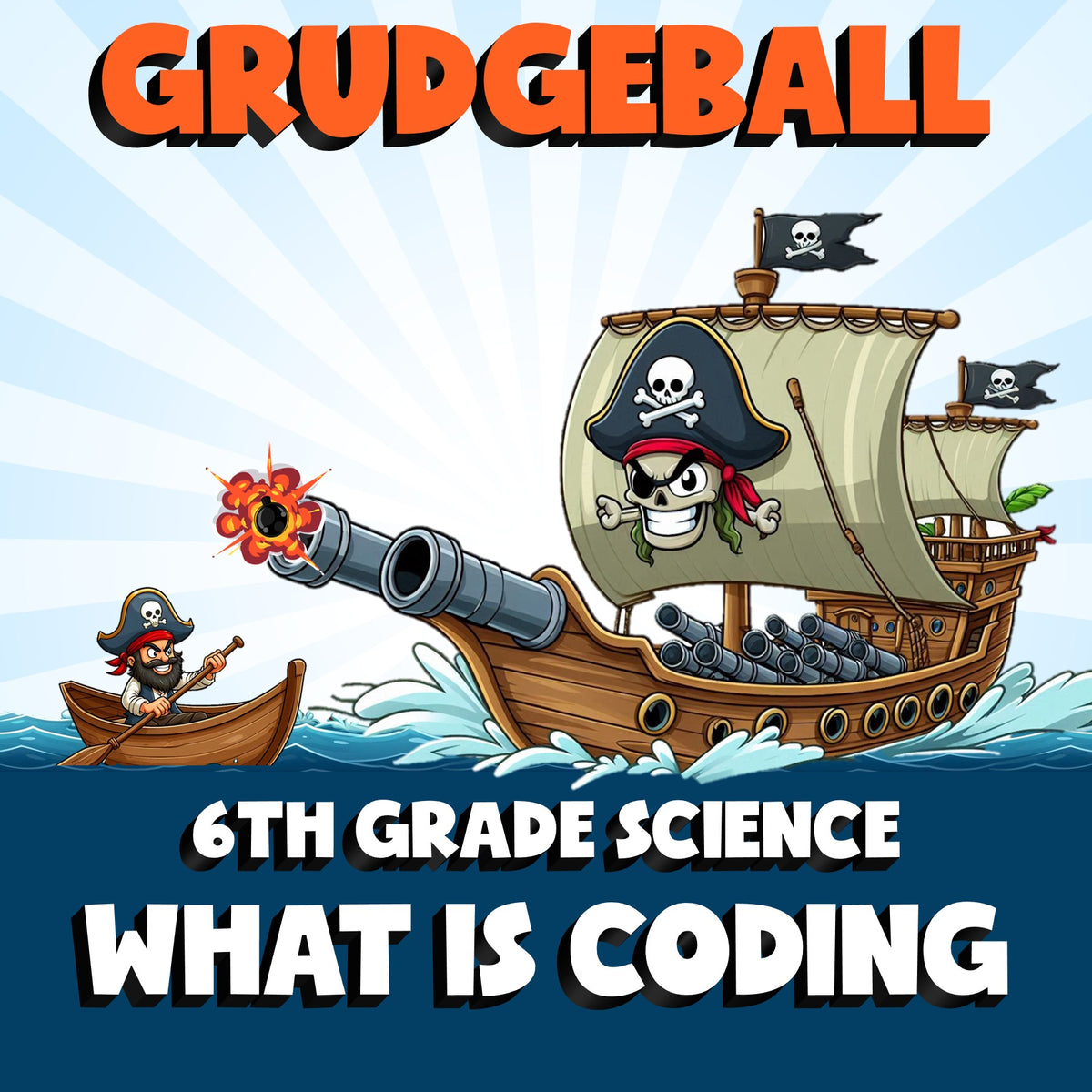 What is Coding GRUDGEBALL Science Game - No Prep Grade 6 Review Activity