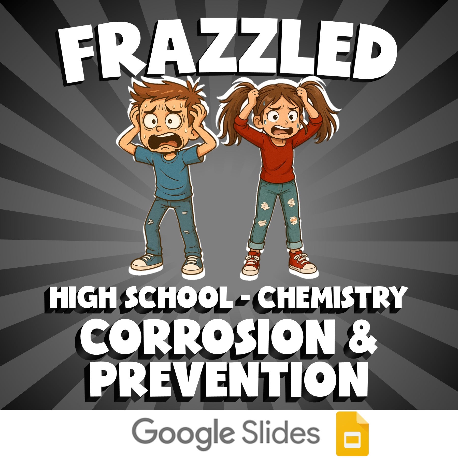 Corrosion & Prevention FRAZZLED Science Game - No Prep Chemistry Review Activity