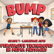 Persuasive Techniques in Media Messages BUMP ELA Game - No Prep Grade 7 Review