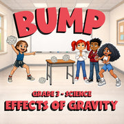 Effects of Gravity BUMP Science Game - No Prep Grade 3 Review Activity