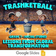 Lessons from Global Transformation TRASHKETBALL Socials Game - No Prep Grade 7