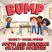 South Asia Influence on Later Societies BUMP Socials Game - No Prep Grade 7