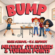 Military Strategies & Turning Points BUMP U.S. History Game - No Prep Review