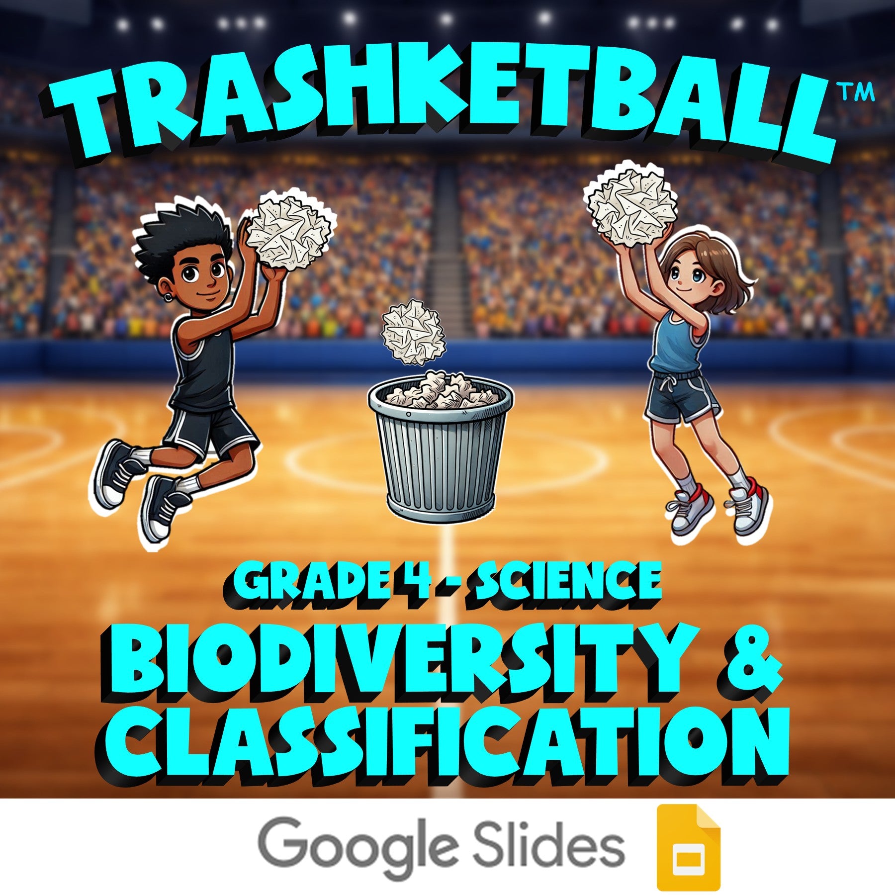 Biodiversity & Classification TRASHKETBALL Science Game - No Prep Grade 4 Review