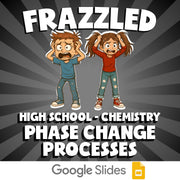 Phase Change Processes FRAZZLED Science Game - No Prep Chemistry Review Activity
