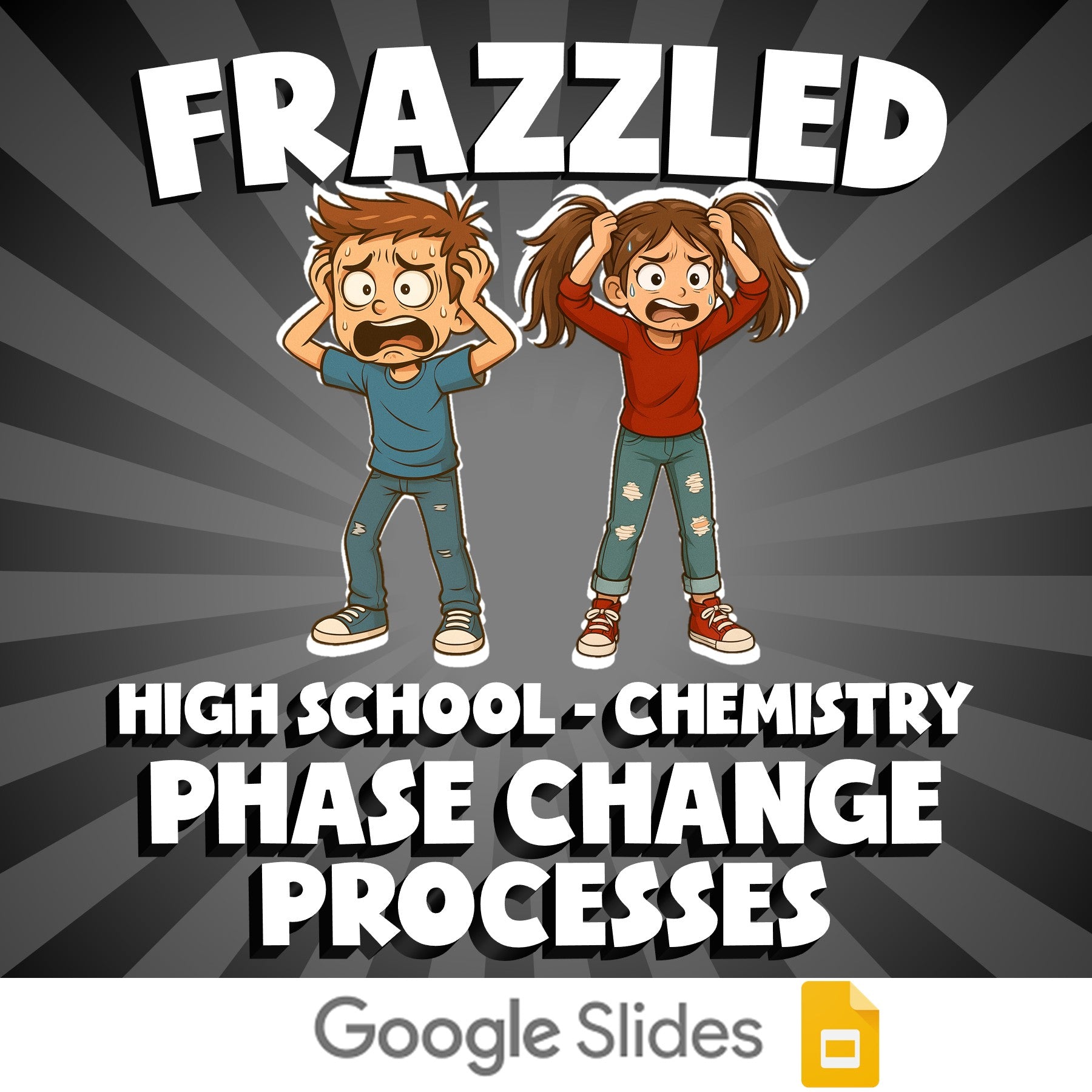 Phase Change Processes FRAZZLED Science Game - No Prep Chemistry Review Activity