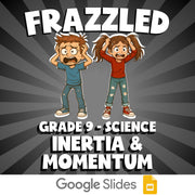Inertia & Momentum FRAZZLED Science Game - No Prep Grade 9 Review Activity