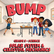 Solar System & Celestial Mechanics BUMP Science Game - No Prep Grade 8 Review