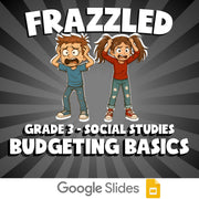 Budgeting Basics FRAZZLED Socials Game - No Prep Grade 3 Review Activity
