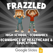 Economics of Healthcare & Education FRAZZLED Economics Game - No Prep Review