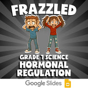 Hormonal Regulation FRAZZLED Science Game - No Prep Grade 7 Review Activity