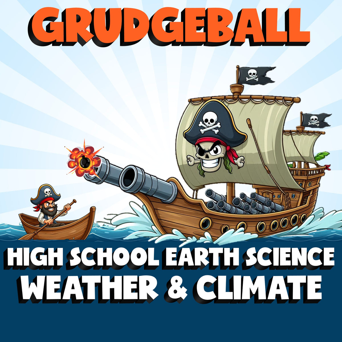 Weather & Climate GRUDGEBALL Game - No Prep Earth Science Review Activity